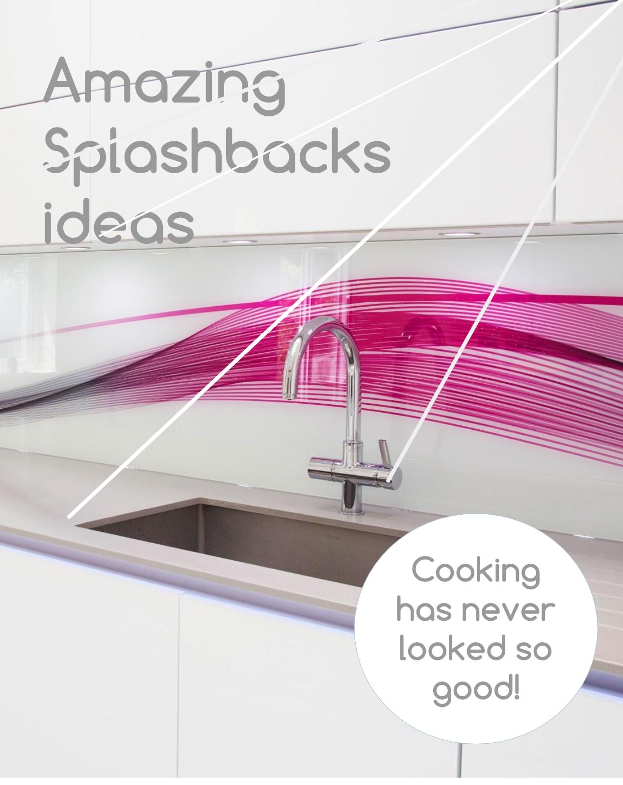 the kitchen splashback is the statement piece in your room - especially when sporting a new choice of luxe material - glass. Here's my pick of my top 5 kitchen glass splashback ideas that will turn heads. www.welovehomeblog.com