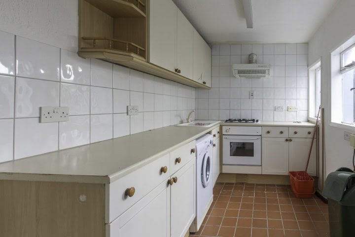 Maxine Brady's old kitchen for renovation