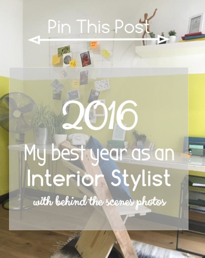 My year as an Interior Stylist