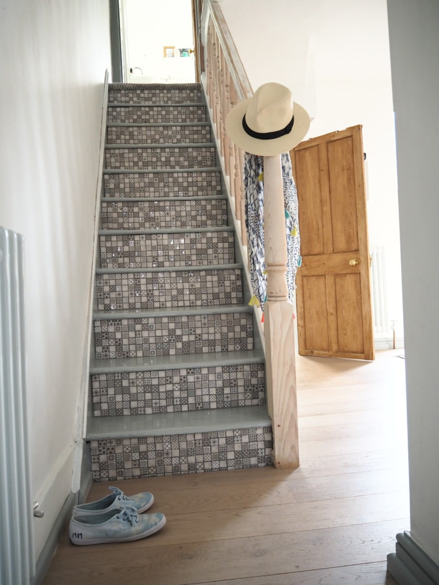 My Tiled Staircase With 1000s Of Before After Photos Maxine Brady Interior Stylist Blogger Tv Presenter