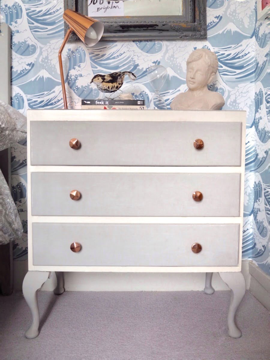 Copper chest deals of drawers