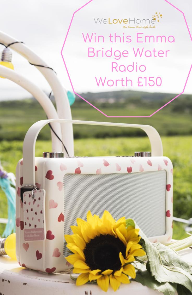 Win a DAB 'Pink Heart' Hepburn MK11 bluetooth Radio by My VQ which is worth £150. And use £50 discount code with Blogger Maxine Brady from WeLoveHome