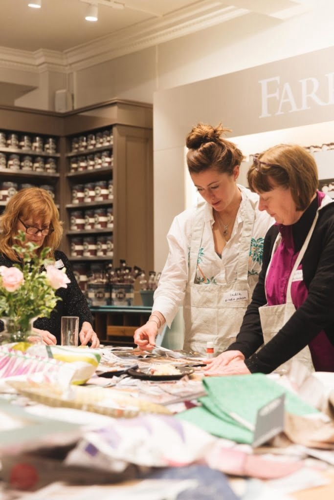 What is The Secret Styling Club?  They are workshops hosted by interior stylists Maxine Brady and Laurie Davidson - who run fun, interactive and creative and capture - the first one was hosted at Hove Farrow and Ball 