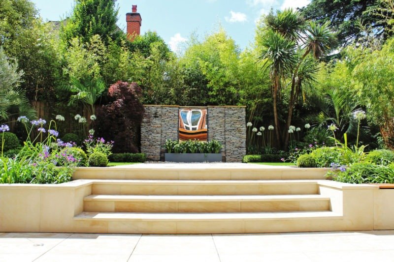 Kate Gould garden paving design