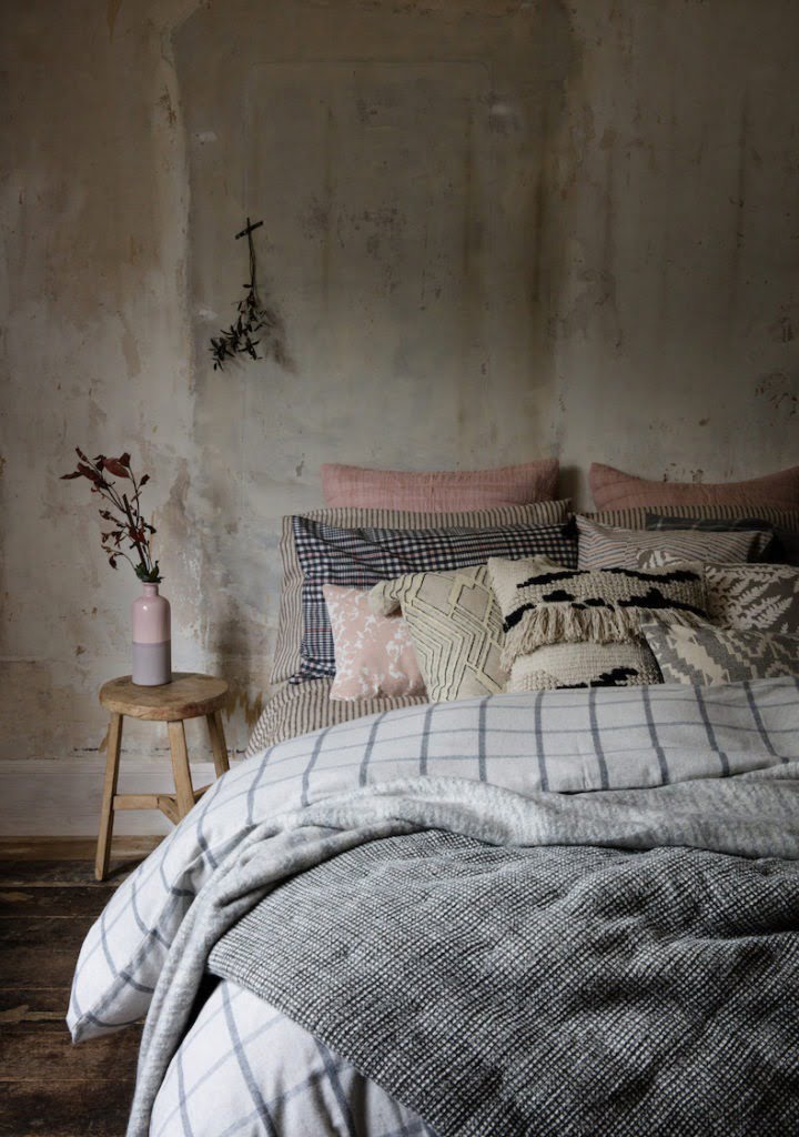 Interior Stylist Maxine Brady showcases the latest trend for interiors - distressed walls. Be inspired by the authentic patina found in plasterwork at home.