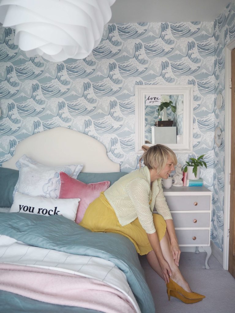 Come take the tour of my seascape bedroom and see what ideas you can take-away for your bedroom at home by interior stylist  and blogger Maxine Brady