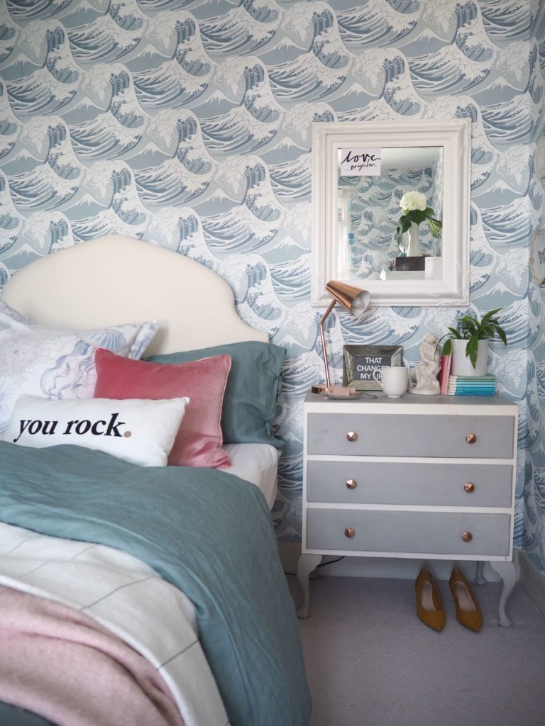 Teal and Peach for 5-Year Old Girl's Room | The Wallpaper Lady's Blog