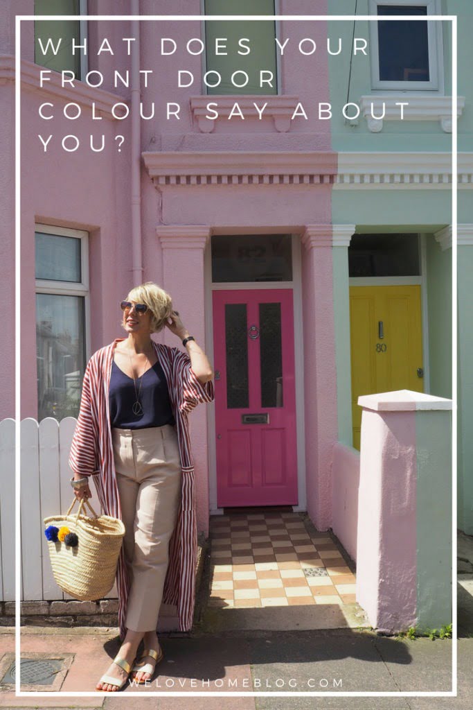 Interior Stylist Maxine Brady - helps your find out if your front door colour is perceived as intelligent, friendly, fun or mysterious.