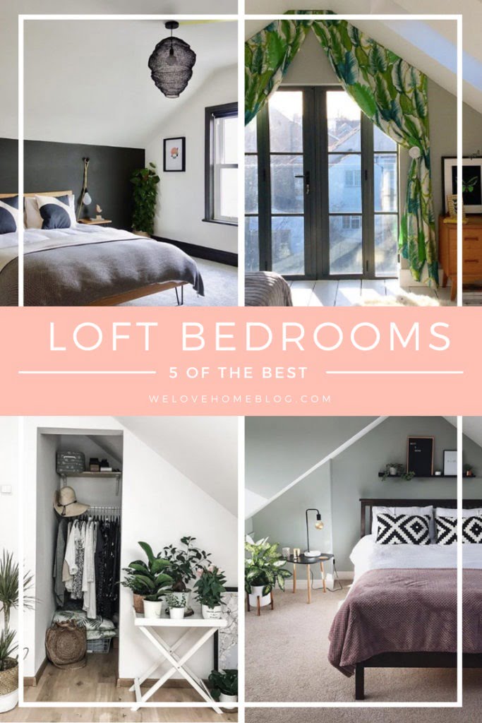 The Top 5 Loft Bedrooms on Instagram plus helpful tips on how to plan your attic conversion by Interior Styist, Maxine Brady from We Love Home blog