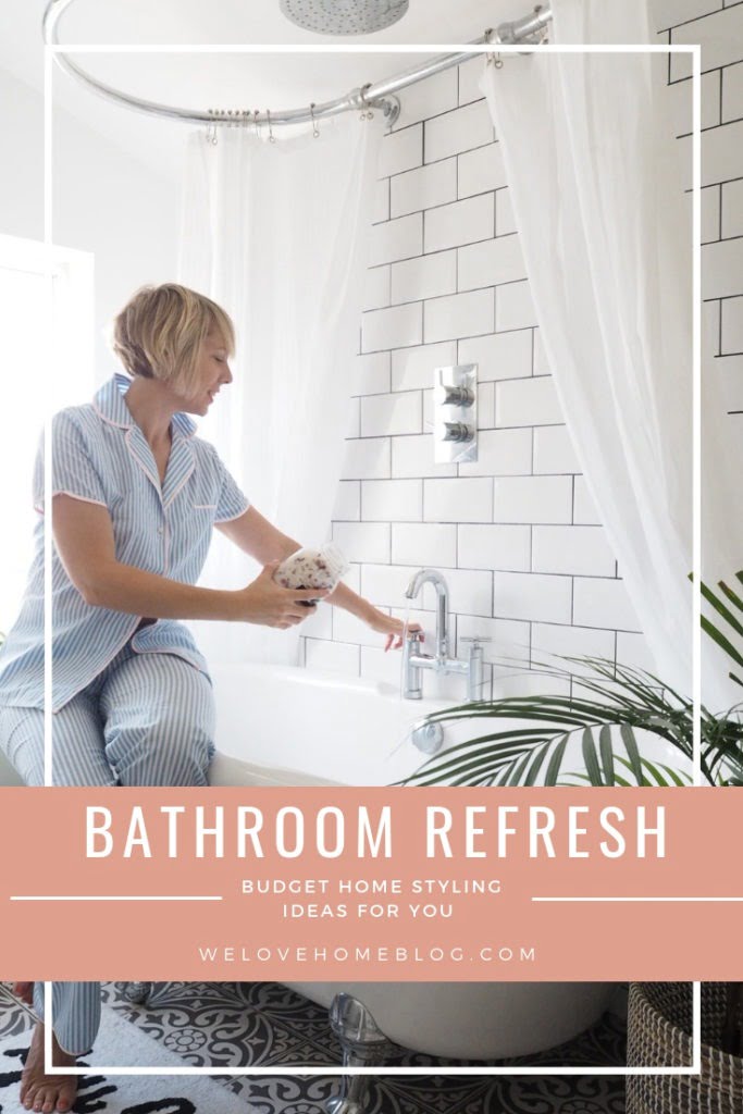 How to update your bathroom on a budget with these simple styling ideas that will transform your room from styist & lifestyle blogger Maxine Brady