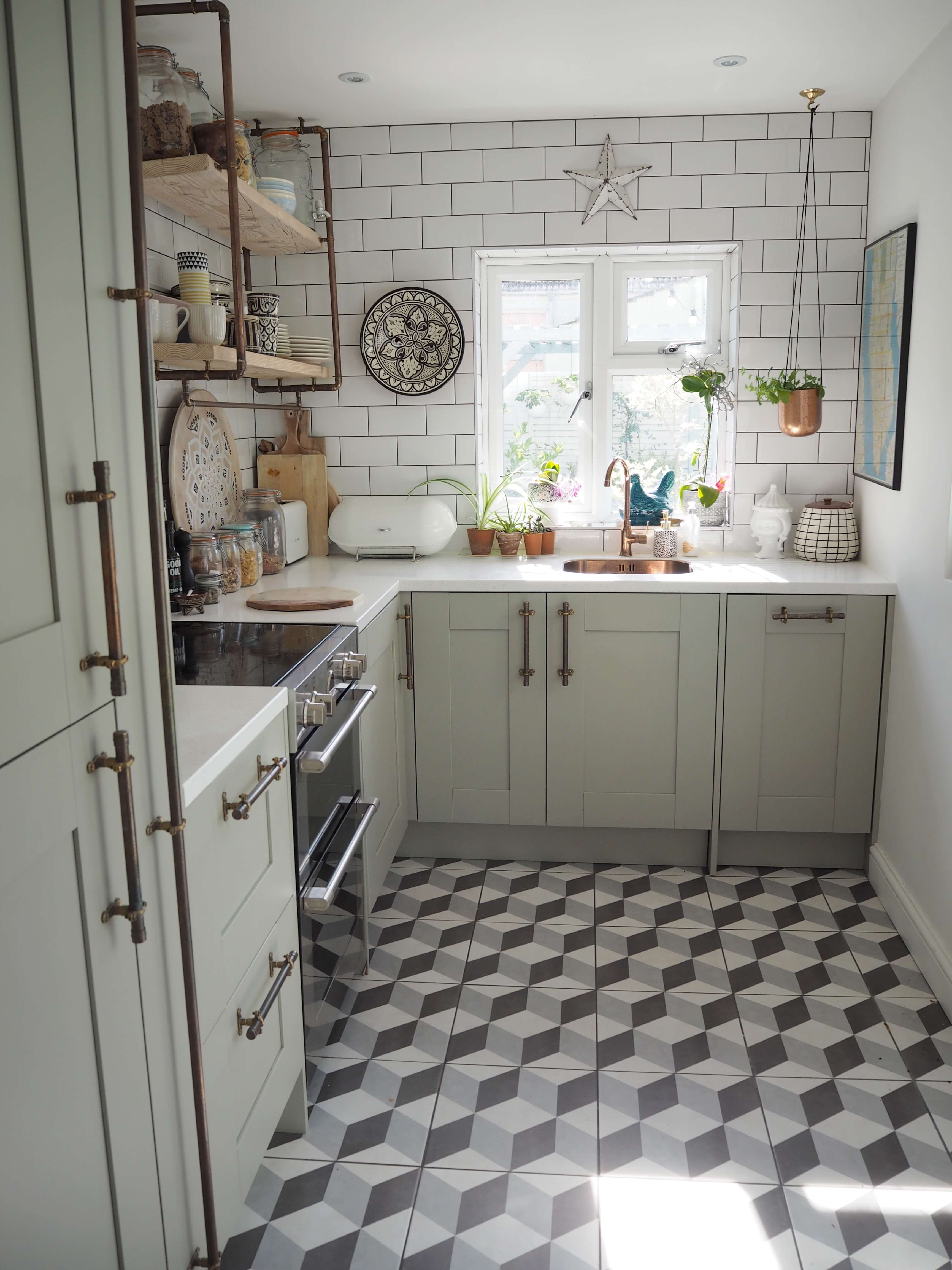 Follow these design tips for small kitchens to create a cool and stylish spaces says Interior Stylist Maxine Brady