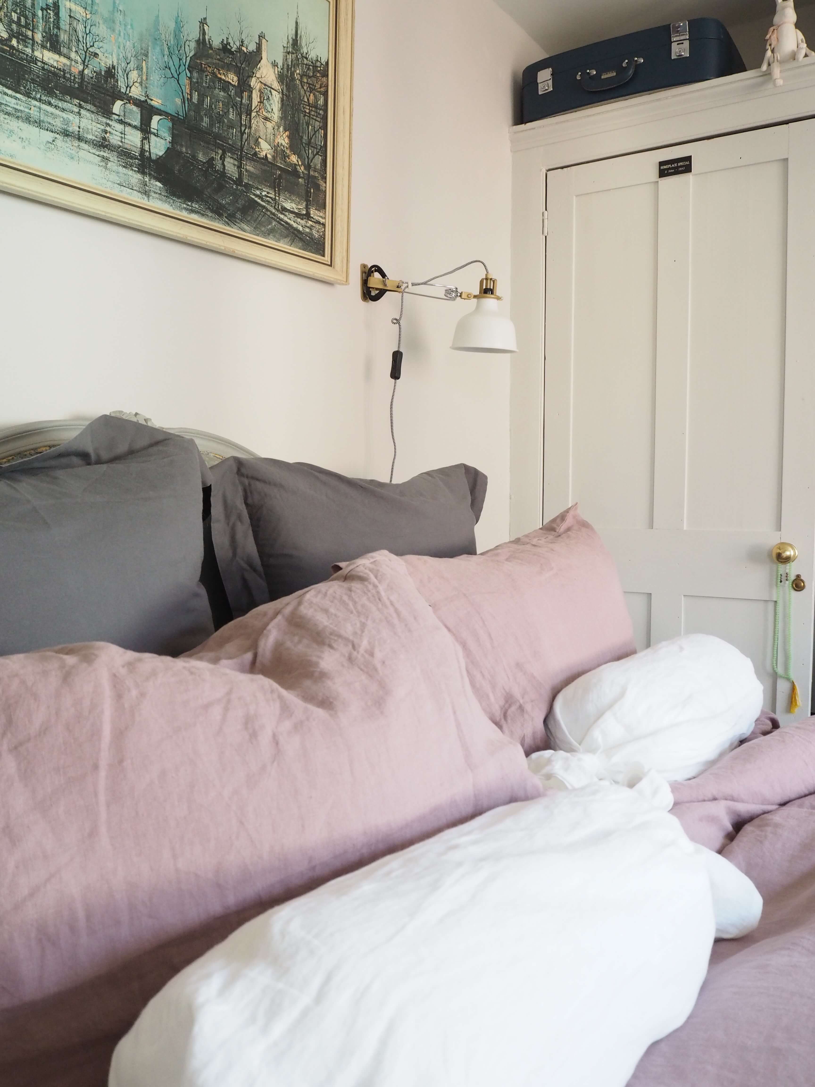 In this post, I'm sharing my tips and advice on why you need linen bedding in your bedroom by interior stylist and lifestyle blogger Maxine Brady