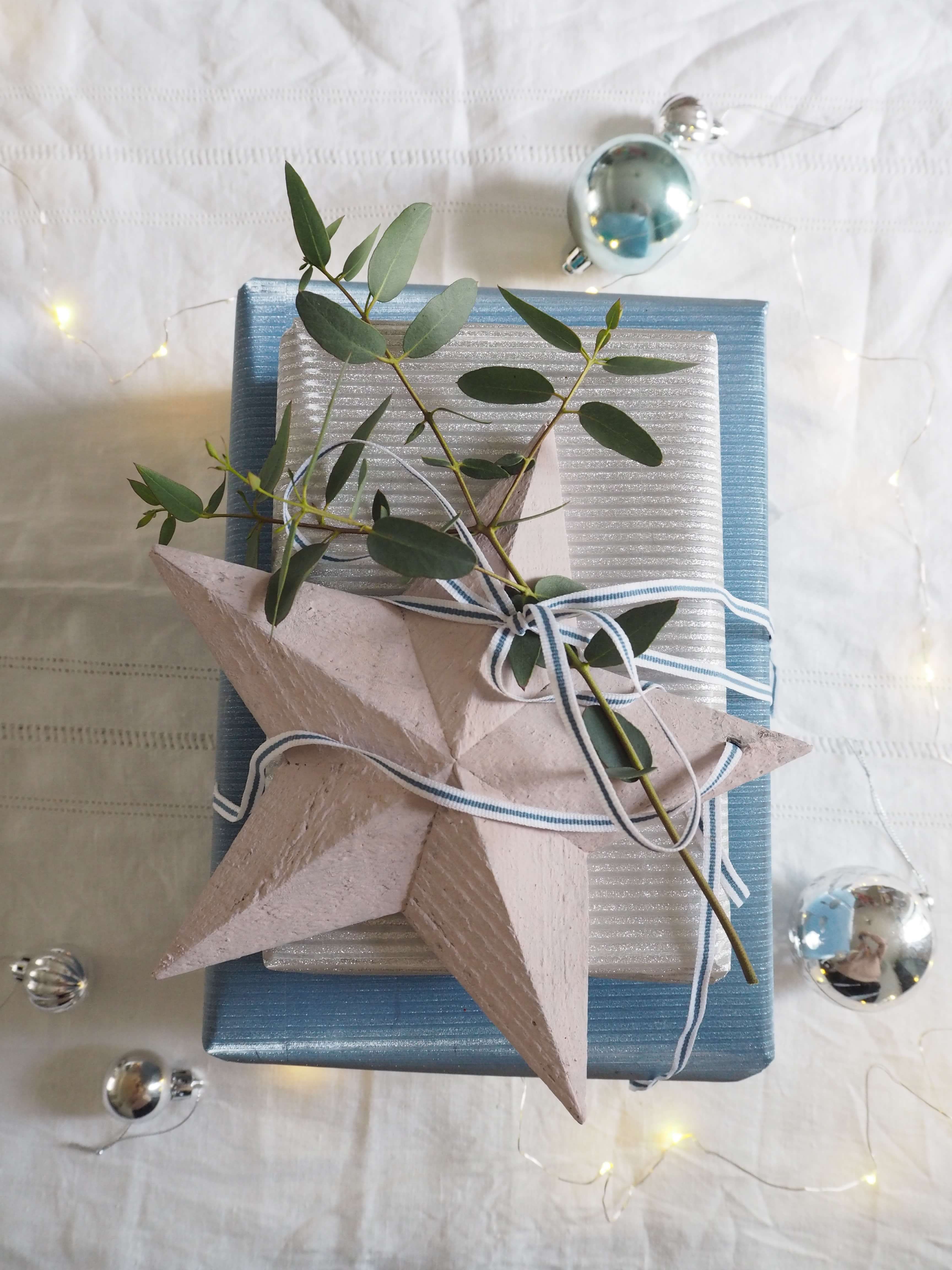 Why not try this easy DIY Christmas gift wrapping idea by Interior Stylist Maxine Brady from lifestyle blog www.welovehomeblog.com