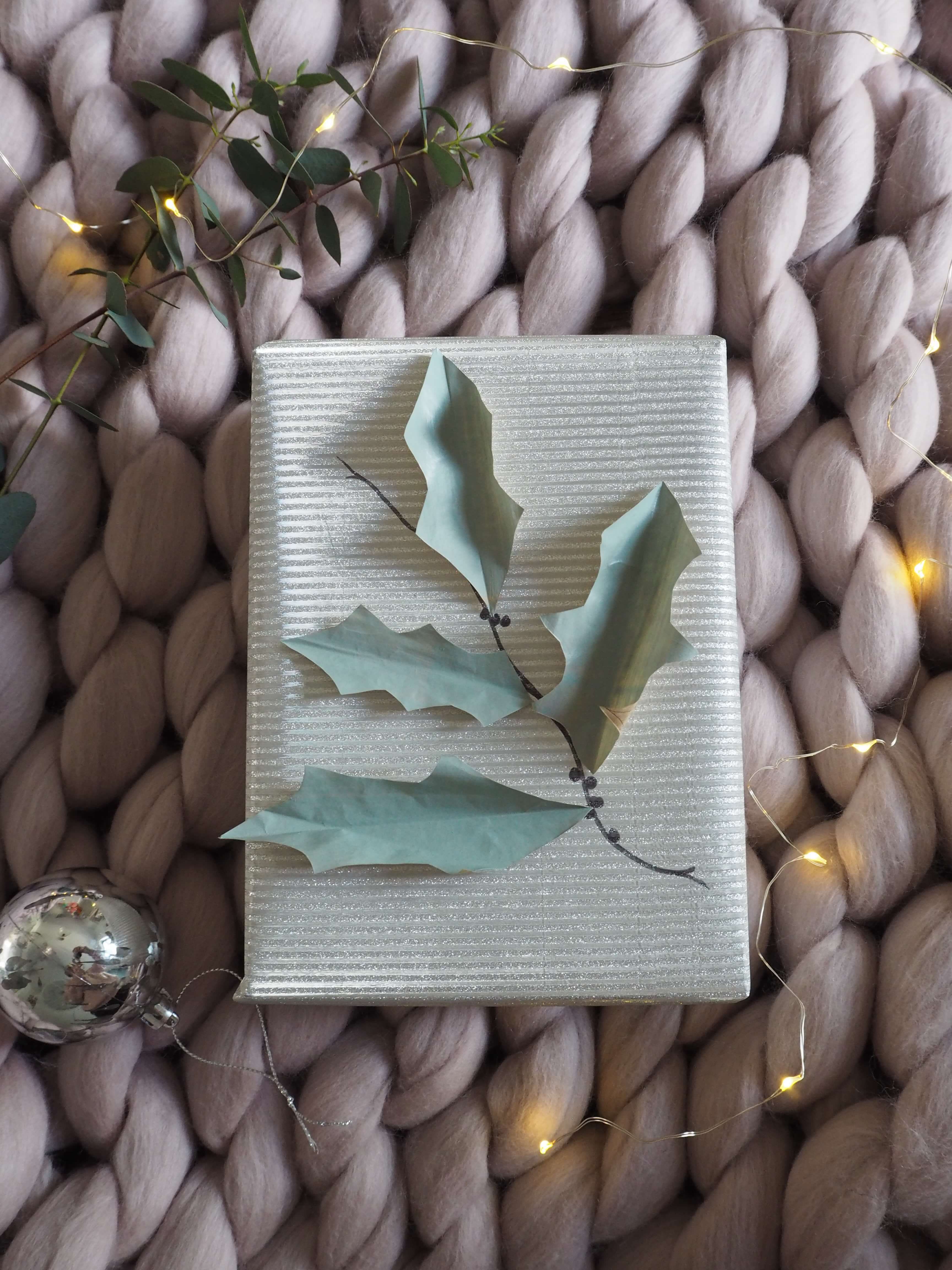 Why not try this easy DIY Christmas gift wrapping idea by Interior Stylist Maxine Brady from lifestyle blog www.welovehomeblog.com