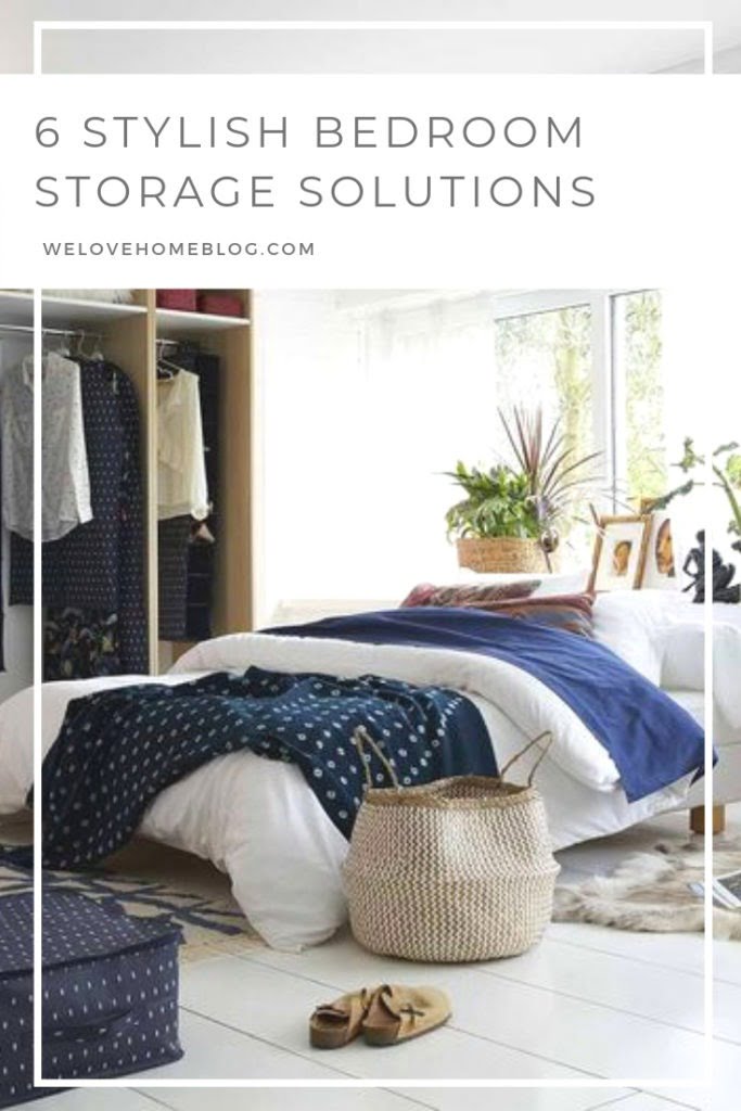 Discover how to tackle your bedroom clutter with these 6 stylish bedroom storage solutions for your home by interior stylist Maxine Brady