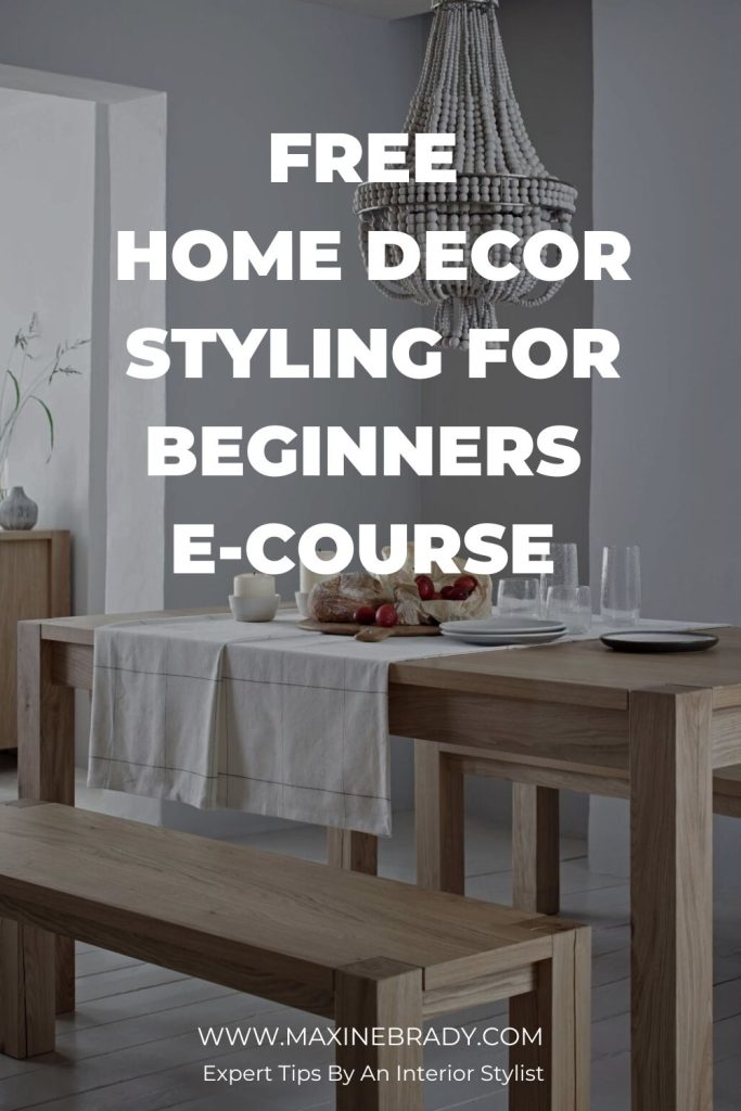 Join Interior Stylist Maxine Brady for her FREE four-part guide to interior styling for beginners to create a home you'll love. Interior stylist Maxine Brady works in London and Brighton