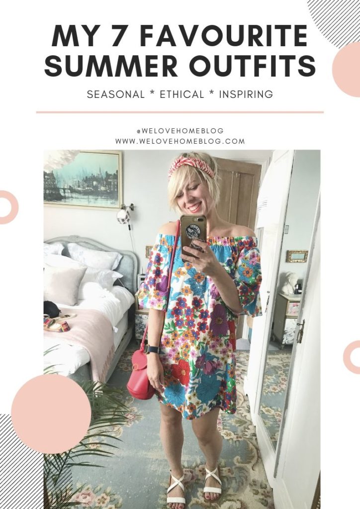 7 favourite Summer outfits hand picked by stylist Maxine Brady, perfect if you're looking to freshen up your wardrobe from We Love Home Blog.