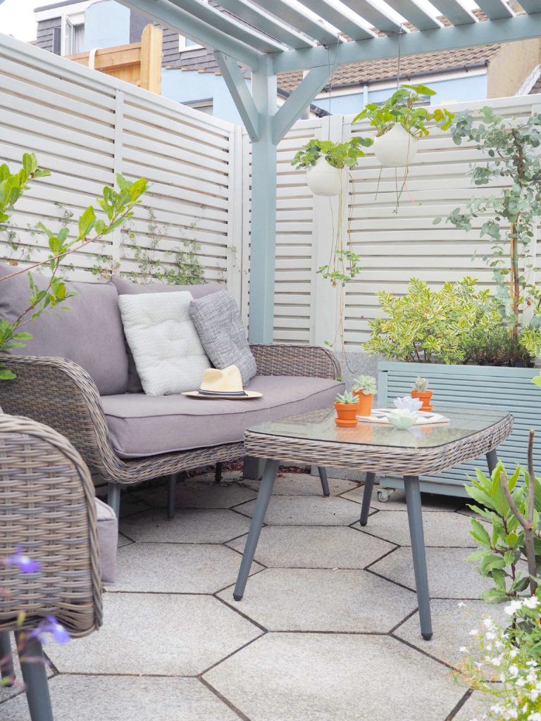 8 easy tips and tricks on how to create an outdoor garden room. From paint, to furniture to accessories - this post has got it covered. Why? Because we all want you to enjoy Summer for longer and make the most of every ray of sunshine says lifestyle blogger Maxine Brady