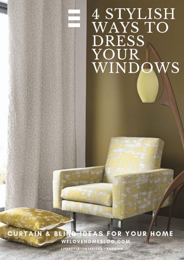 Discover 4 stylish ways to dress your windows this winter with the help of Interior Stylist Maxine Brady and Couture Living