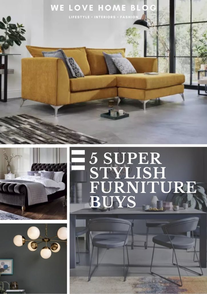 I've teamed up with Furniture Village to share my top 5 picks from their HUGE range of interior goodies in their Black Friday sale