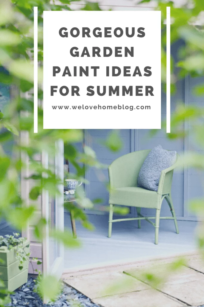 With summer just around the corner, now is the ideal time to vamp your outdoor space with these gorgeous garden paint ideas with design advice from interior stylist Maxine Brady