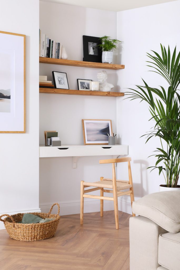 Discover 6 small home office ideas from London, Brighton and Sussex based Interior stylist Maxine Brady who shares her top styling tips you can try today.
