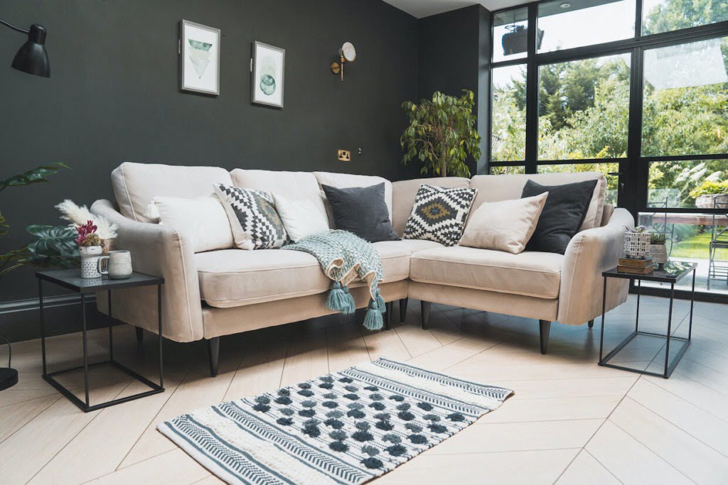 Behind the scenes - styling for snug sofa. Interior Stylist Maxine Brady shares her latest interior styling project with lots of interior inspiration for you