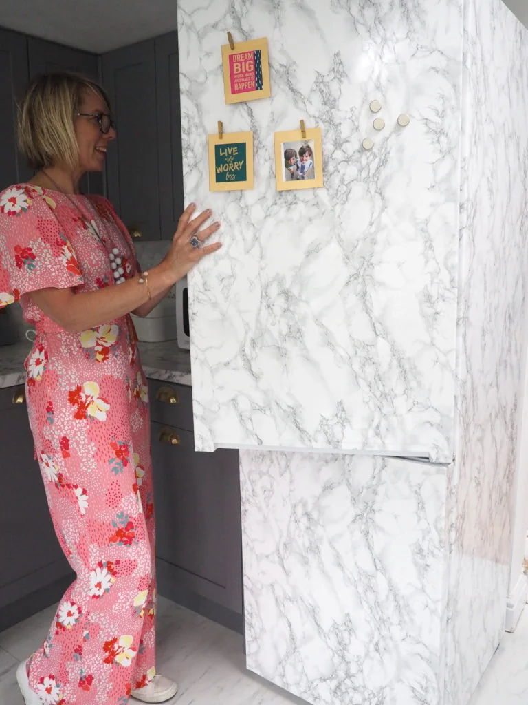 DIY fridge for less than £10 by interior stylist Maxine Brady