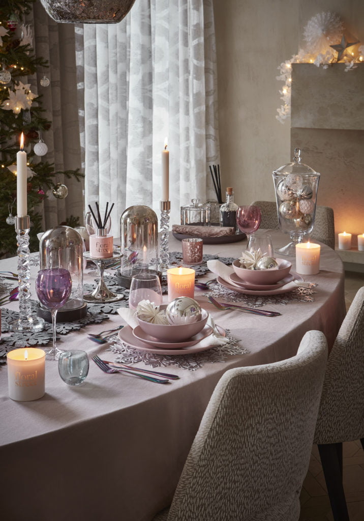 Christmas interior and props styling for Floral Street by Art Director Maxine Brady London & Brighton.
