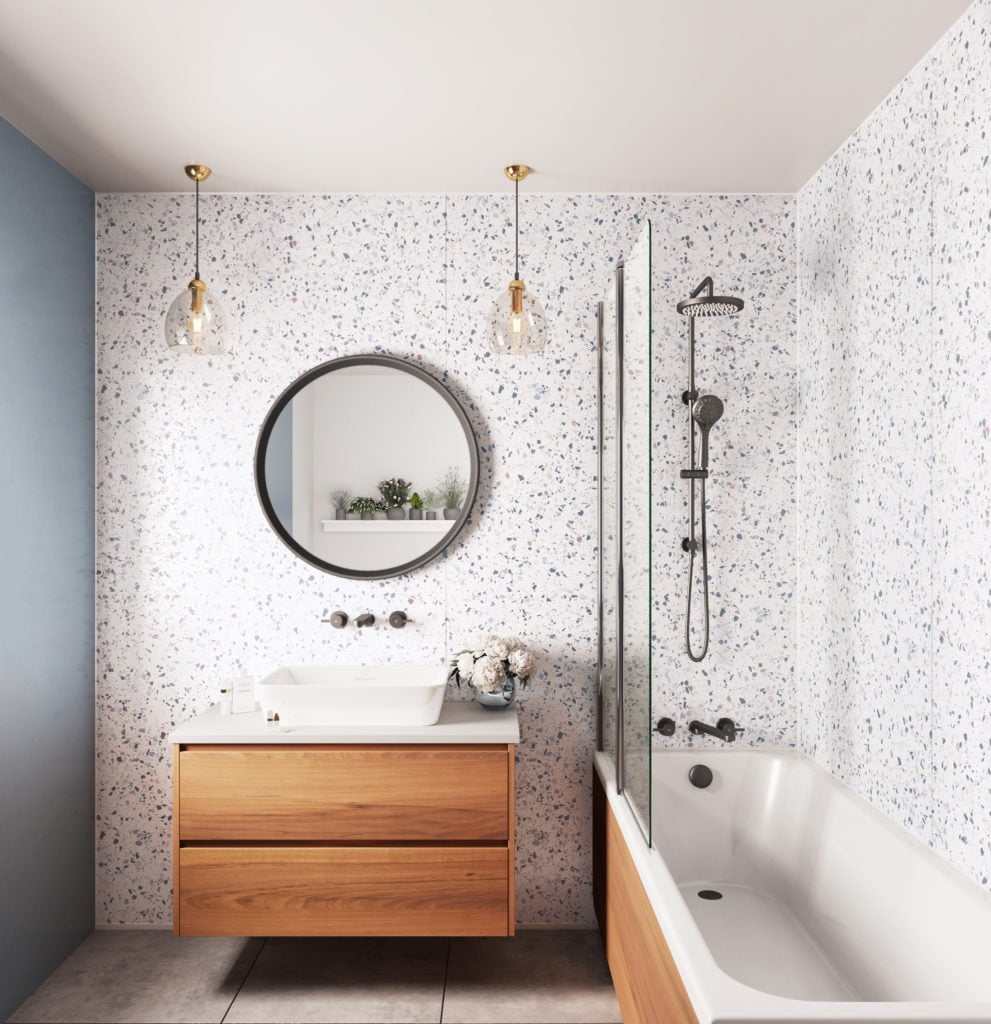 Interior stylists's guide on how to work the terrazzo trend into your bathroom by Maxine Brady - props  stylist, art director and stylist - London & Brighton