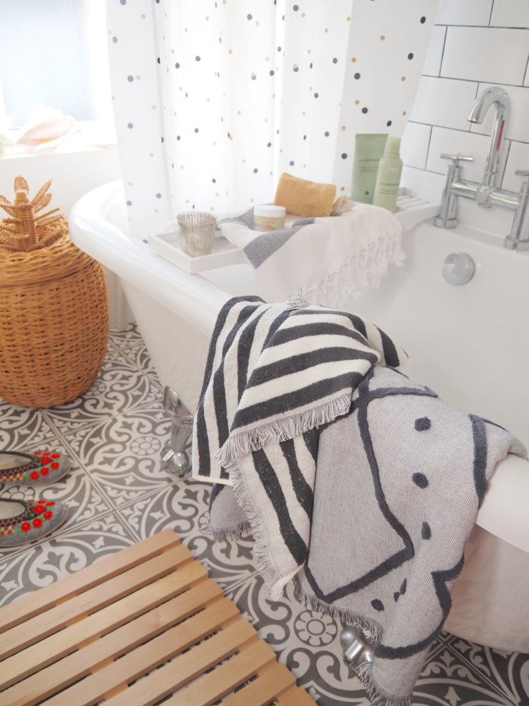 Top 5 bathroom buys that will add pattern, style, and organisation to your bathing space picked by interior stylist Maxine Brady