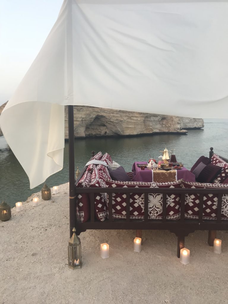 Behind the scenes of a hotel shoot in Oman, Muscat at the Barr Al Jassah Shangri-La by interior stylist Maxine Brady, London & Brighton