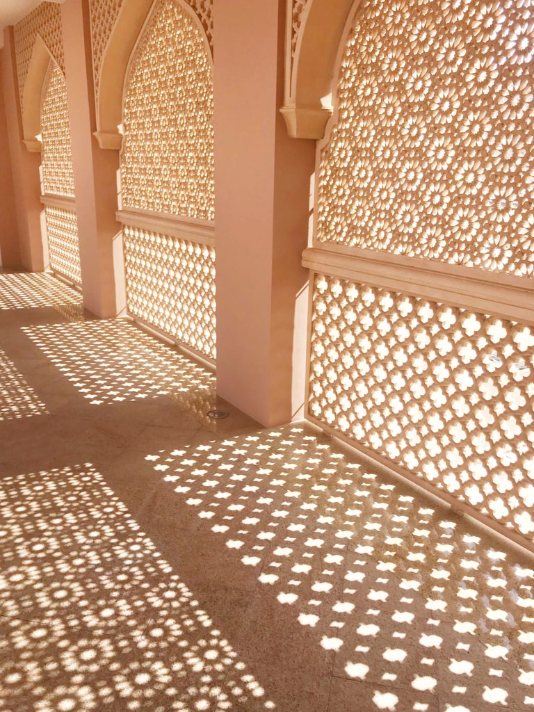 Behind the scenes of a hotel shoot in Oman, Muscat at the Barr Al Jassah Shangri-La by interior stylist Maxine Brady, London & Brighton