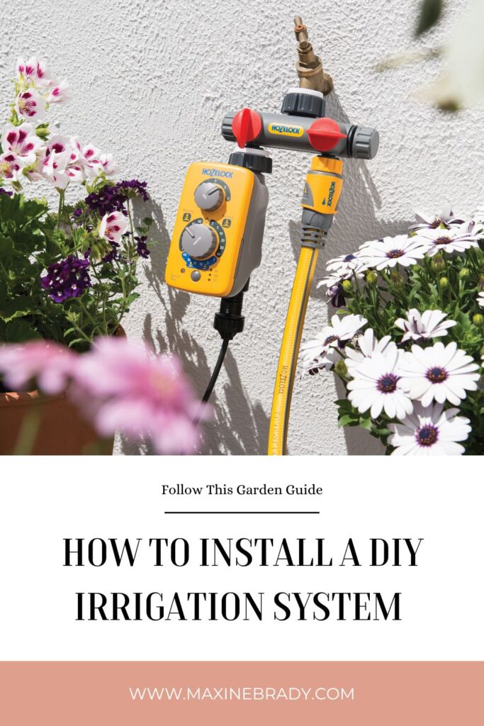Install an automatic garden irrigation system that will water your plants automatically. I've found a DIY kit By Hozelock that is easy to install (and affordable) so your garden will look amazing this year   