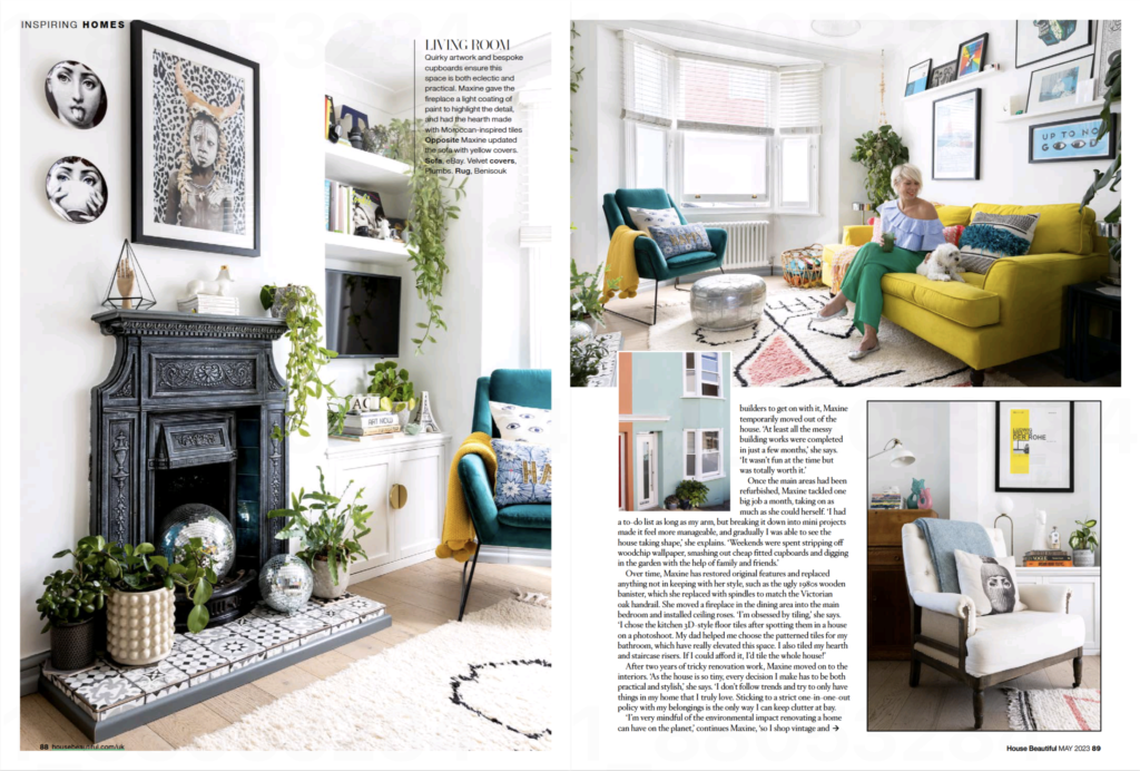 House Beautiful Magazine Maxine Brady