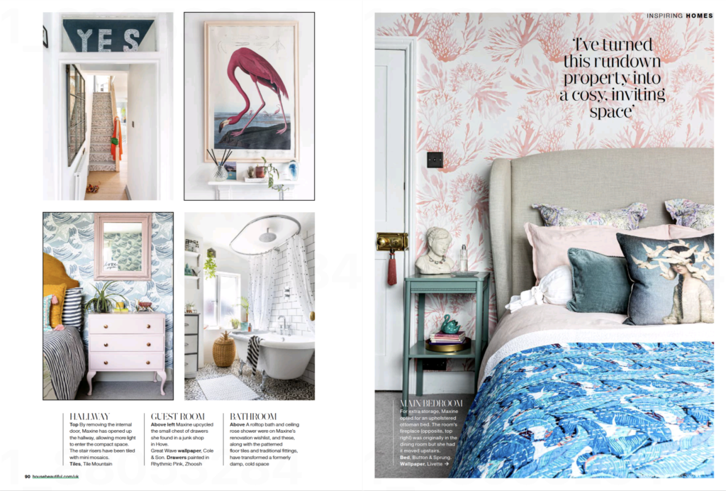 Step inside the home of top UK interior stylist Maxine Brady with House Beautiful magazine. 