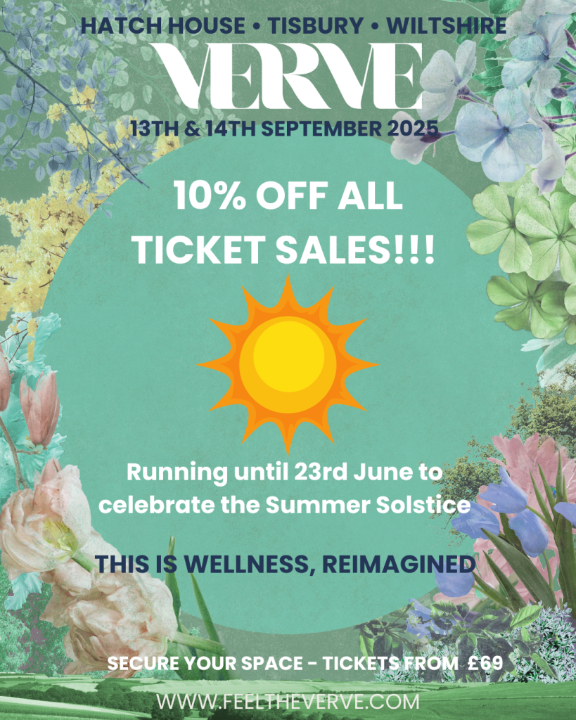 If you're looking for a weekend that recharges your soul and leaves you feeling refreshed, then this is your sign to buy tickets to the ultimate wellness festival - Verve Festival.