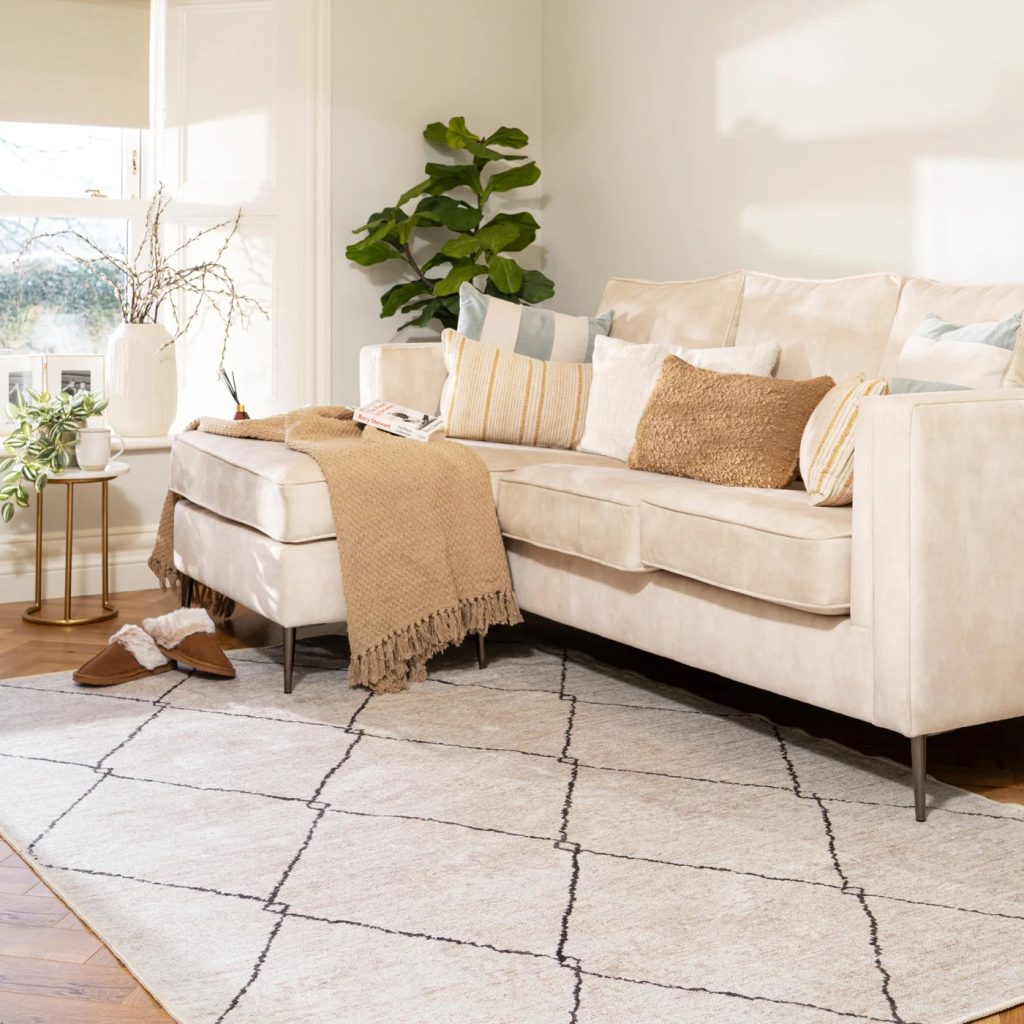 Washable rugs are practical, affordable, and (done right) they look just as stylish as a vintage find. Here's 10 rugs that will make smaller homes look bigger as picked by interior stylist Maxine Brady