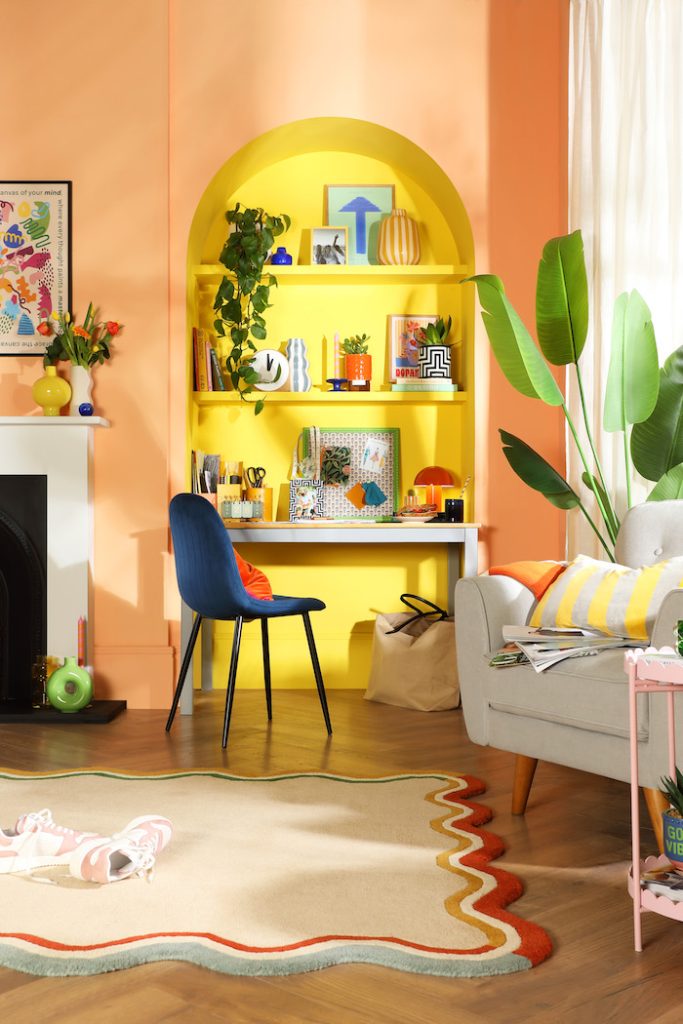 London based interior stylist Maxine Brady shares 6 home office ideas for small spaces which are all stylish, clever and practical tips for UK homes.