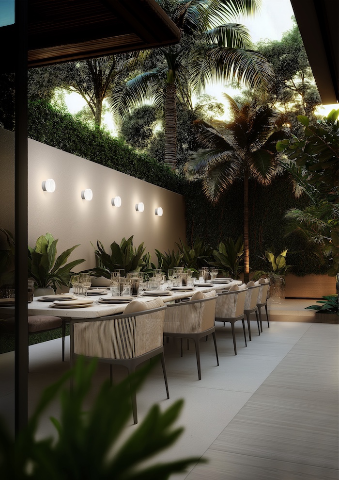 Discover outdoor styling ideas for every season from cosy winter gardens to colourful summer spaces.