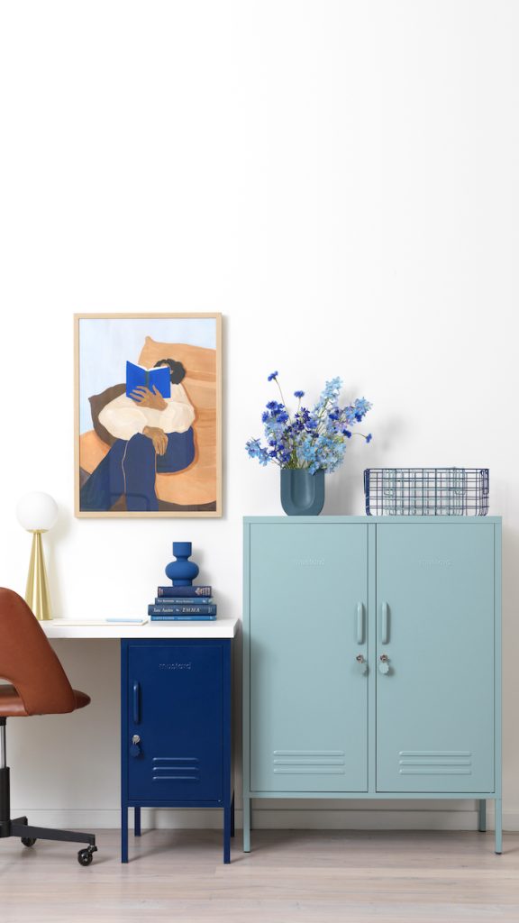 London based interior stylist Maxine Brady shares 6 home office ideas for small spaces which are all stylish, clever and practical tips for UK homes.