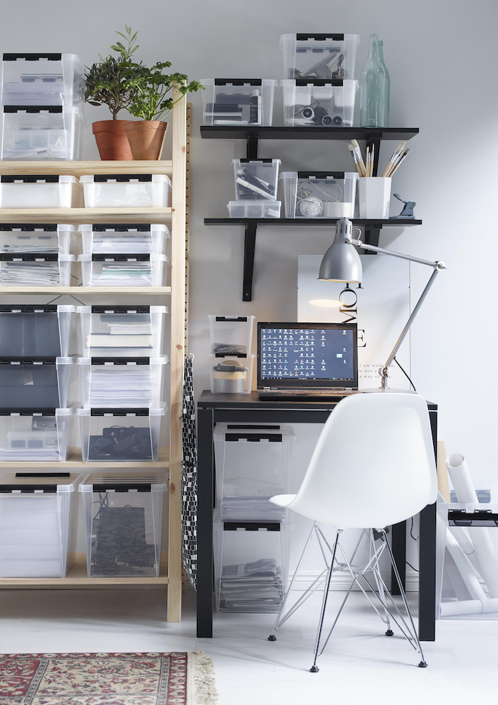 London based interior stylist Maxine Brady shares 6 home office ideas for small spaces which are all stylish, clever and practical tips for UK homes.