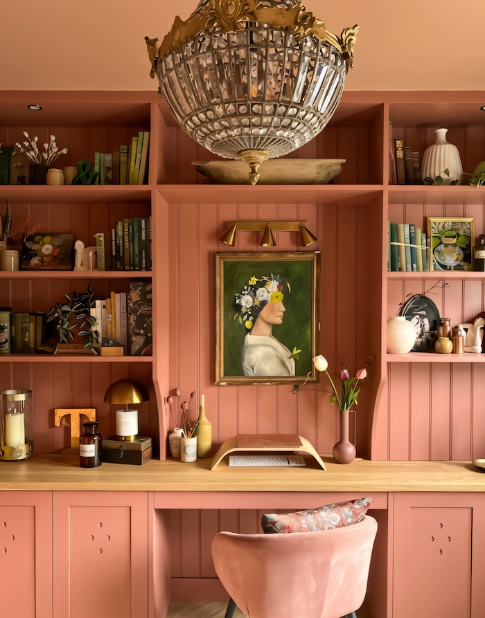 London based interior stylist Maxine Brady shares 6 home office ideas for small spaces which are all stylish, clever and practical tips for UK homes.