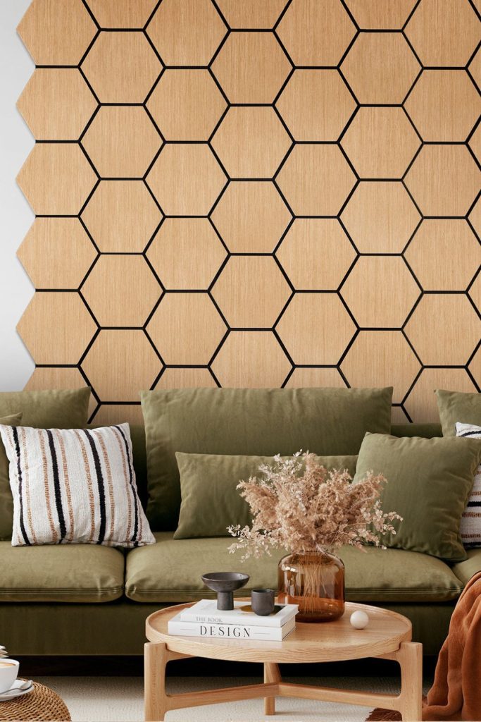 Learn how to style hexagon wall panels with expert tips on layout, materials and acoustic benefits. A modern guide to wooden wall panels for any room by interior stylist Maxine Brady
