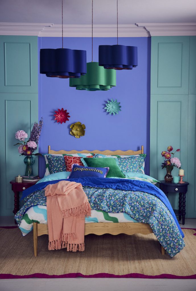 Here are my five easy ways to bring colourful interiors, personality and happiness into your home this season with dopamine decor