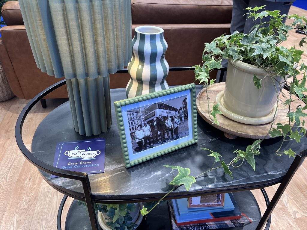 trade show stand styling personal details props