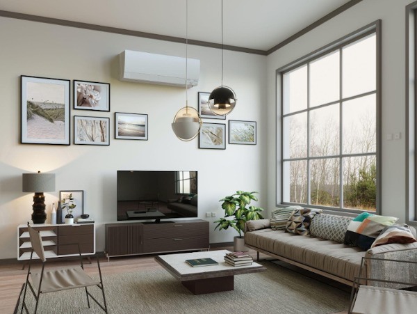 Interior stylist and editor Maxine Brady explains what a ductless mini split system is, the advantages over traditional heating, and how much it costs to install in the UK and US.